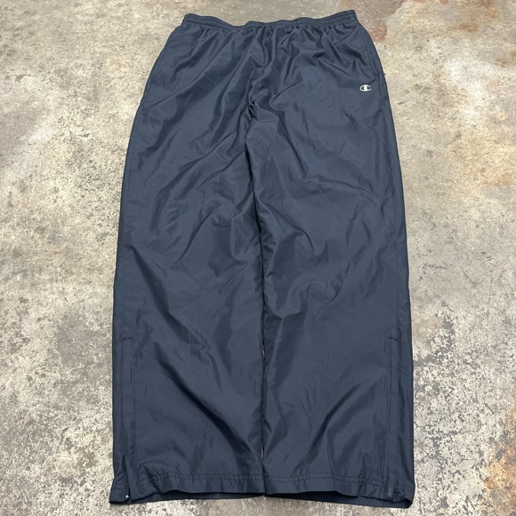Champion Track Pants Men’s Extra Large Black Loose Fit Streetwear Sports Gym - Picture 1 of 6